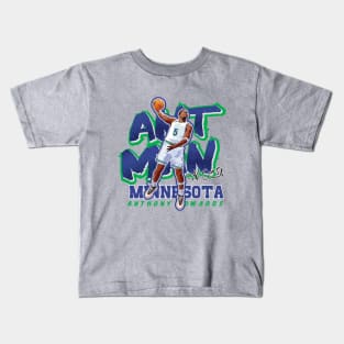 Anthony Edwards Minnesota vintage style T-shirt Kids T-Shirt